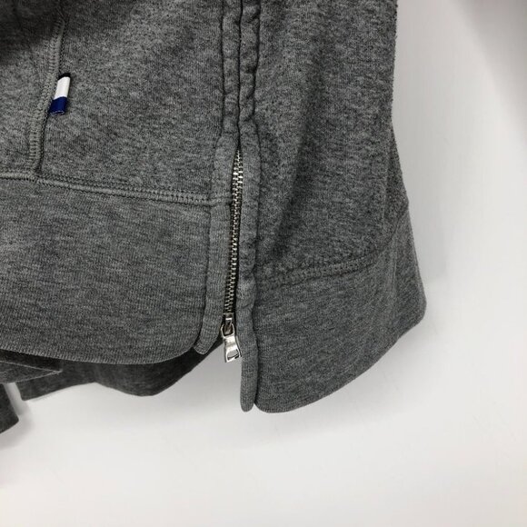 Kit and Ace men’s  pullover grey drawstring fleece hoodie with side zipper M/L - Picture 9 of 16